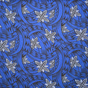 Poly Cotton Floral Polynesian Tattoo Fabric