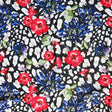 Swim Knit Nylon Spandex Floral Leopard 4-Way Stretch