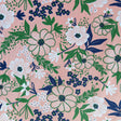 Swim Knit Nylon Spandex Floral Remnant