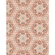Cotton Fabric Floralscape Medallions Pink 44/45"
