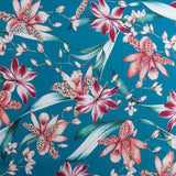 Swim Knit Orchid Blue Nylon Spandex Remnant