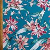 Swim Knit Orchid Blue Nylon Spandex Remnant