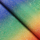 Skyline Polyester Spandex Fabric - Multi Rainbow Ombre, 58-60" Width (1 Yard)