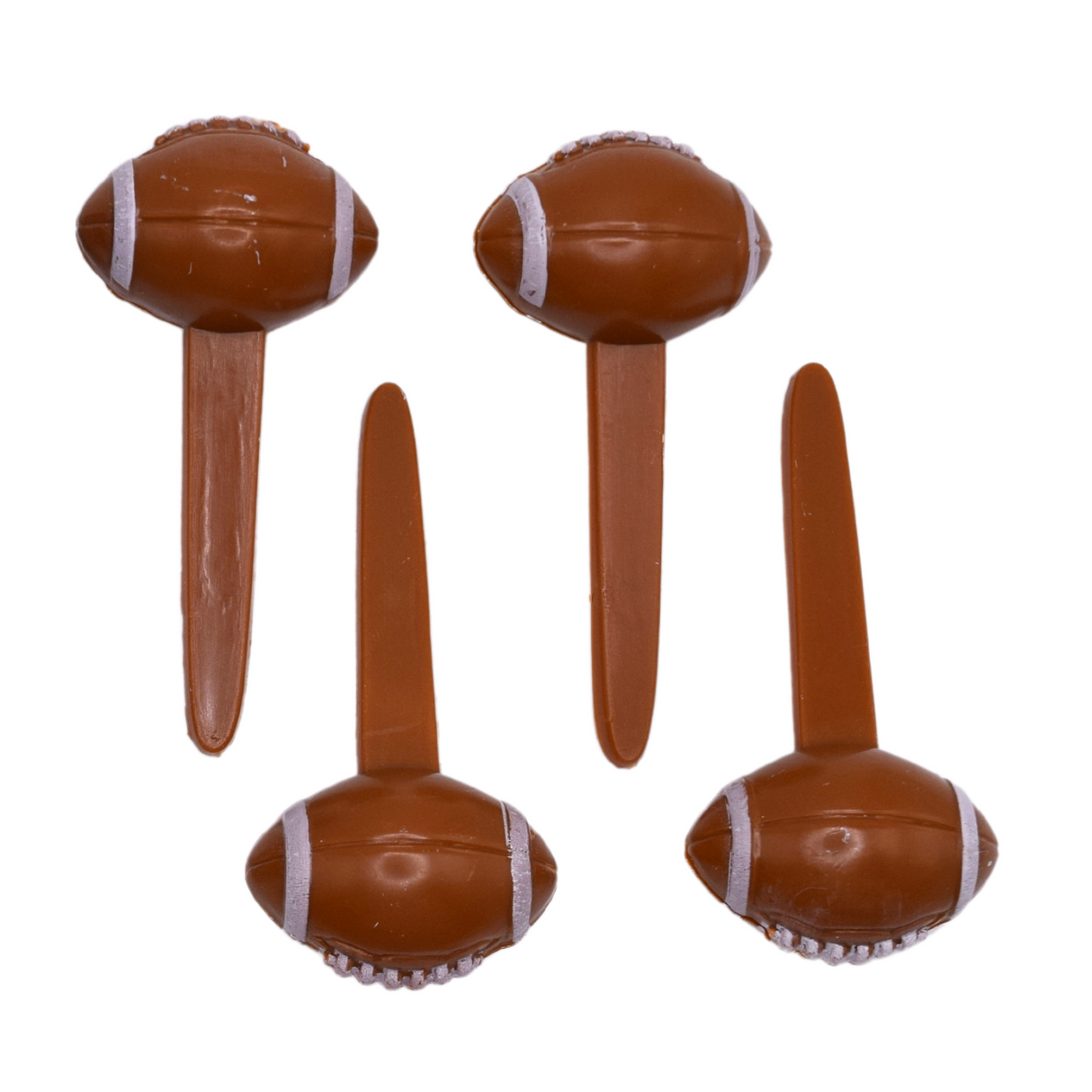 Football Cupcake Picks, 2.5" - 12, 24, or 72 count