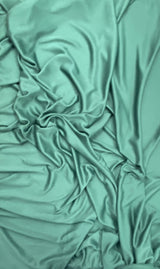 Stretch Lining Polyester Fabric - Forest Green, Matte Soft, 60" Width (1 Yard)