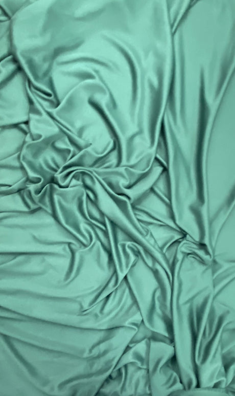 Stretch Lining Polyester Fabric - Forest Green, Matte Soft, 60" Width (1 Yard)