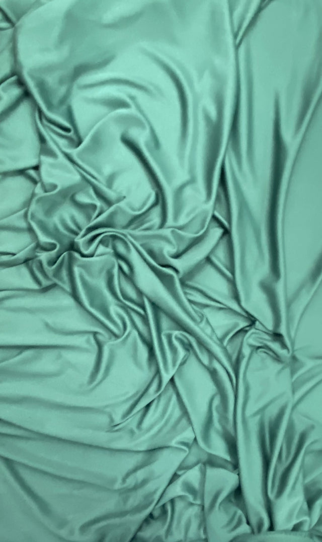 Stretch Lining Polyester Fabric - Forest Green, Matte Soft, 60" Width (1 Yard)