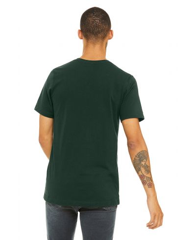 Bella Canvas 3001 Airlume Combed And Ring-Spun Cotton Shirt - Forest, Crewneck, Short Sleeve (1 Unit)