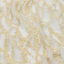 Forget Me Not Embroidered Mesh Fabric - Polyester Mesh With Embroidered Sequin, 52/54" Cut Width, 50" Usable Width, 200 Gsm, Color Options (1 Yard)