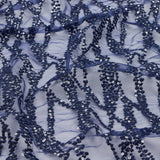 Embroidered Mesh Sequin Fabric
