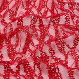 Embroidered Mesh Sequin Fabric