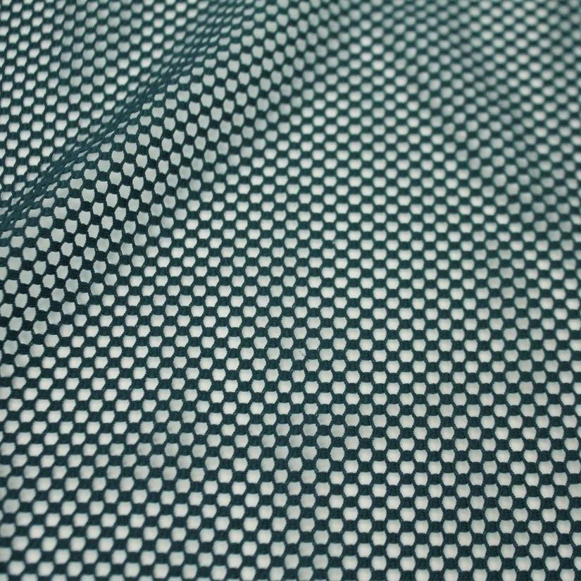 Forte Stretch Netting Nylon Spandex Fabric - Black, Ivory, Chocolate, Magenta, Pine, Navy, 58/60" Width (1 Yard)