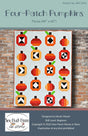 Printed Paper Pattern Four Patch Pumpkins Quilt