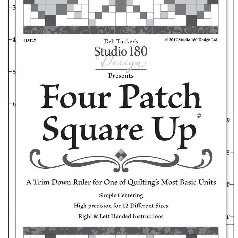 Acrylic Four Patch Trimmer Quilting Template