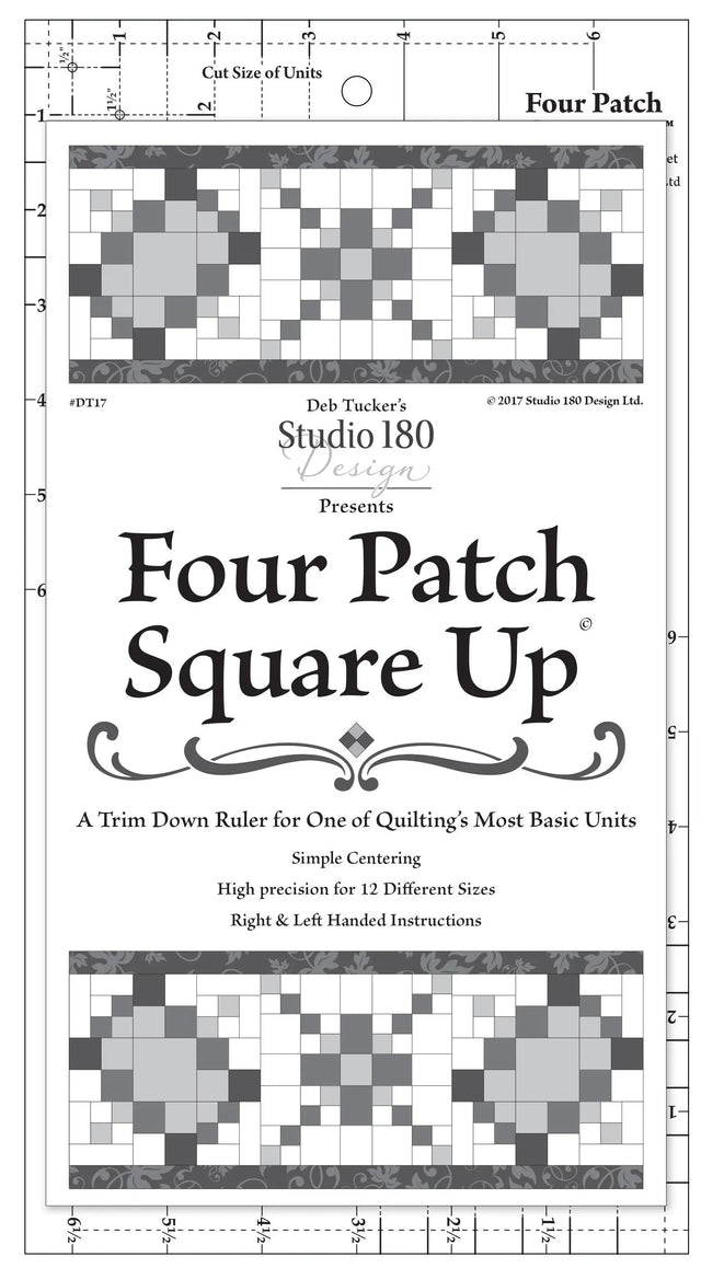 Acrylic Four Patch Trimmer Quilting Template