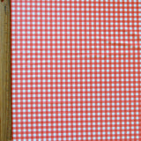 Swim Knit Fresh Salmon Gingham Poly Spandex