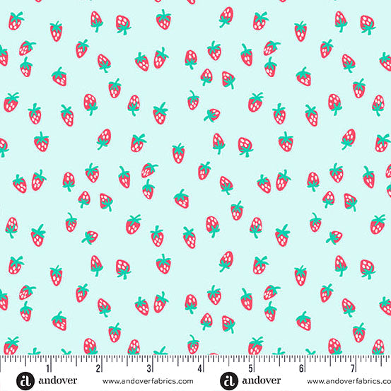 Cotton Print Frost Berry Color Pop Playground Fabric