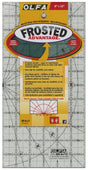 Acrylic Quilting Ruler 6in x 12in Frosted Traveler
