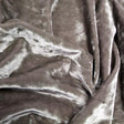 Frozen Crushed Stretch Velvet Polyester Spandex Fabric - Dust, Purple Haze, Grape, Lilac, Rosy Peach, Putty, Sage, Teal Green, Turquoise, Royal, Steel, Off-White, Black, 56" Width (1 Yard)