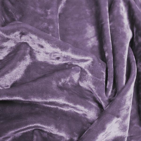 Frozen Crushed Stretch Velvet Polyester Spandex Fabric - Crushed Finish, 56" Width, 13 Colors (1 Yard)