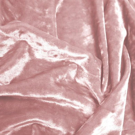 Frozen Crushed Stretch Velvet Polyester Spandex Fabric - Crushed Finish, 56" Width, 13 Colors (1 Yard)