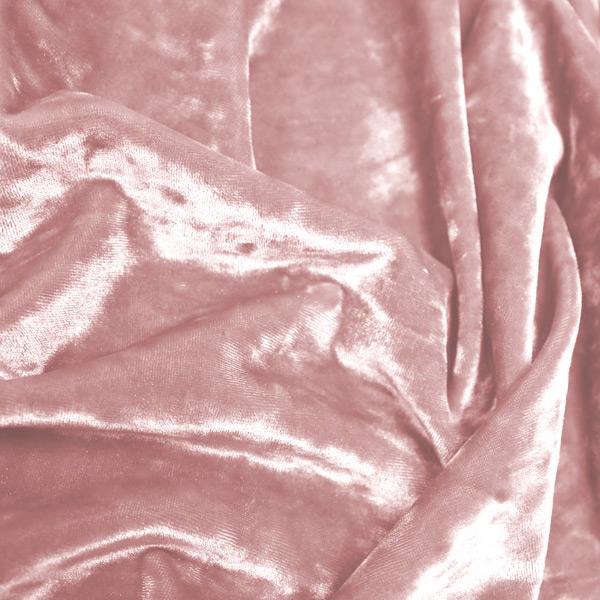 Frozen Crushed Stretch Velvet Polyester Spandex Fabric - Dust, Purple Haze, Grape, Lilac, Rosy Peach, Putty, Sage, Teal Green, Turquoise, Royal, Steel, Off-White, Black, 56" Width (1 Yard)