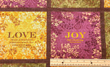 Fabric Panel Fruit of Spirit Love Joy Peace 24"x44"