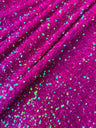 Iridescent Sequin on Velvet
