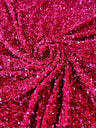 Sequin on Velvet Stretch Fabric