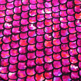 Mermaid Hologram Nylon Spandex Fabric - Holographic Mermaid Scales, 58/60" Width (1 Yard)