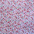 Mini Daisy Floral Poly Cotton Fabric - Fuchsia, Purple, Red, Royal Blue Mini Daisy Floral, 58/60" Width