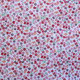 Mini Daisy Floral Poly Cotton Fabric - Fuchsia, Purple, Red, Royal Blue Mini Daisy Floral, 58/60" Width