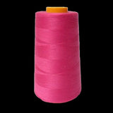 6000 Yard Sewing Thread Spun Polyester Fabric - All Purpose Overlock Cone, Baby Blue, 6000 Yards