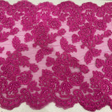 Beaded Corded Lace Trim