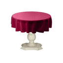 Tablecloth Dull Bridal Satin Fabric - 54" Round, Color Options (1 Piece)
