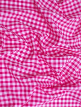 Gingham 1/4" Checkered Poly Cotton Fabric - Checkered Pattern, 57/58" Width (1 Yard)