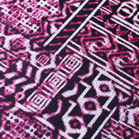 Ethnic Kat Polyester Spandex Fabric - Assorted Colors, African Tribal Print, 58/60" Width (1 Yard)