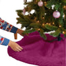 Faux Fur Christmas Tree Skirt 30 Inch