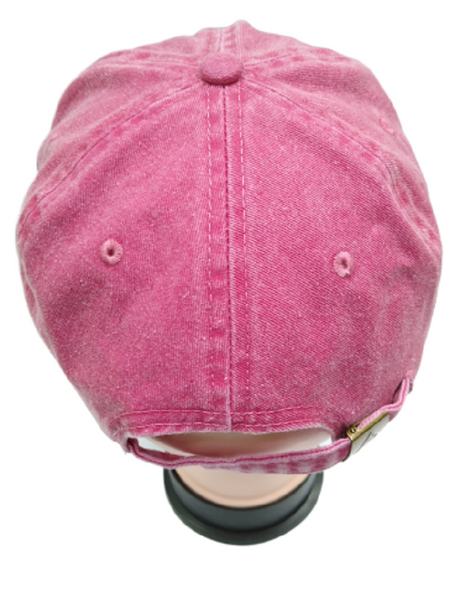 Mega Cap Cotton Twill Cap - Fuchsia, Low Profile, Unstructured, Six Panel (1 Cap)