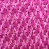 Swirl Rosebud Faux Fur Fabric - 100 Percent Polyester Faux Fur Fabric, Rose Pattern, 60" Width, 11 MM Pile Length (1 Yard)