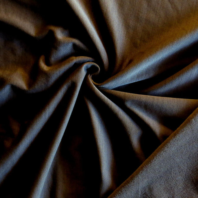 Polartec Powerstretch Fleece Knit Fabric - Fudge Brown Striated