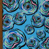 Swim Knit Full Bloom Nylon Spandex Floral