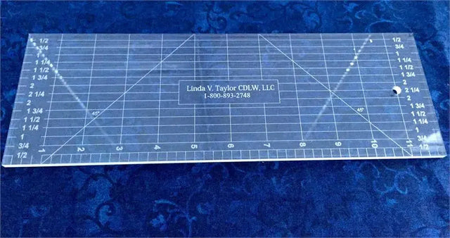 Acrylic Ruler Template 12 x 4