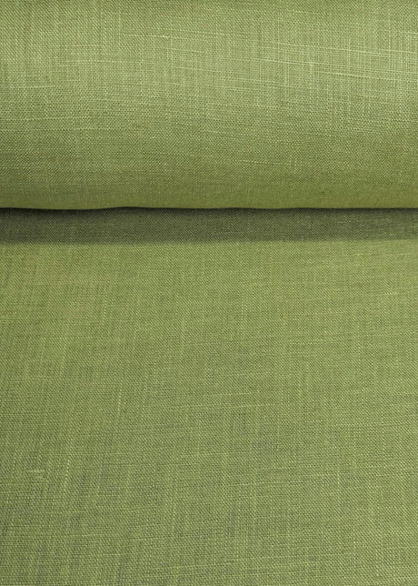 Pure Linen Fabric Dusty Green