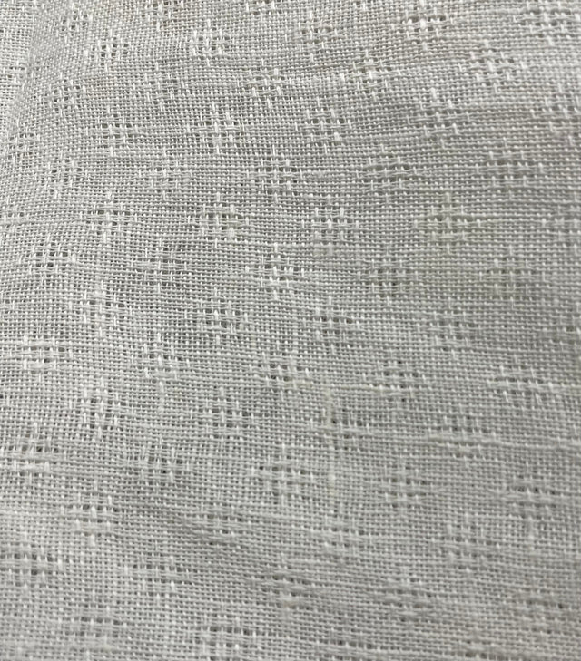 Linen Diamond Jacquard Ivory