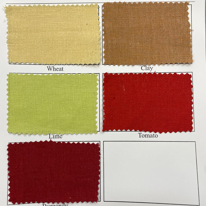 Linen Silk Blend Swatch Fabric