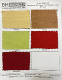 Linen Silk Blend Swatch Fabric