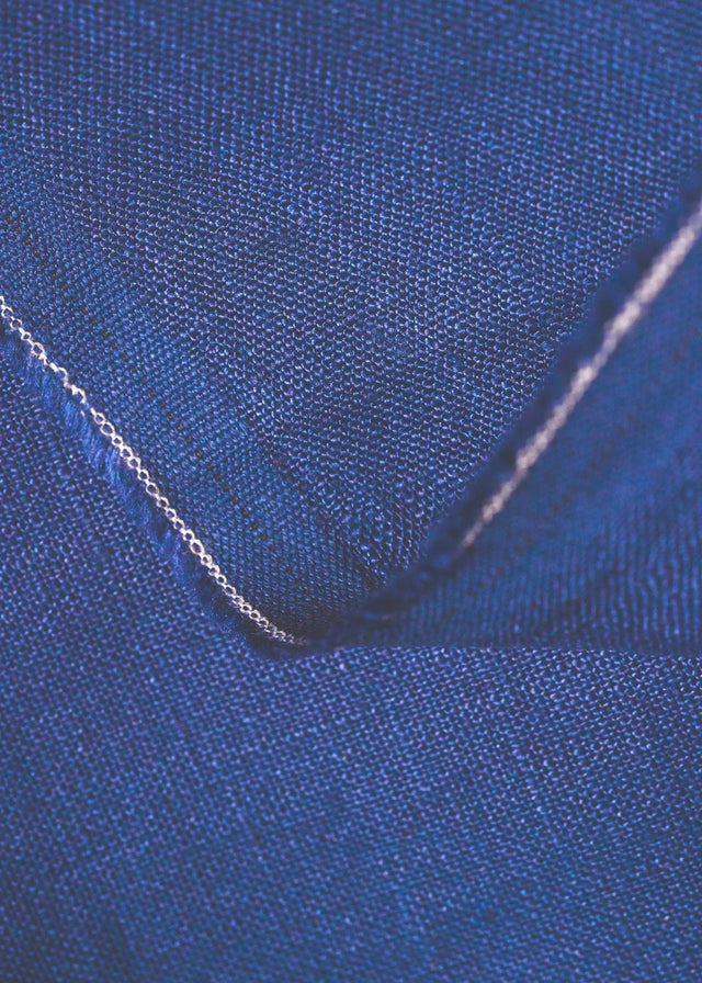Pure Linen Fabric True Blue 5.5 oz
