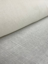 Linen Jacquard Diamond Ivory Fabric