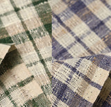 Linen Rustic Plaid Mesh